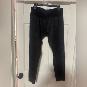 RBX Silver and Black Workout Leggings